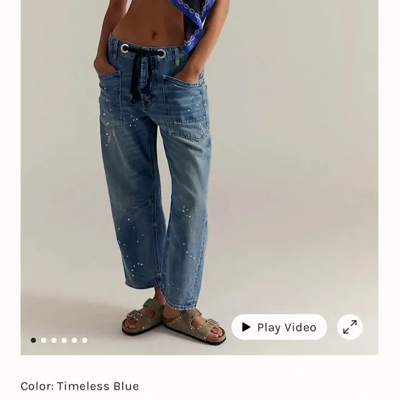 We The Free Moxie Pull-On Barrel Jeans - Picture 5 of 6